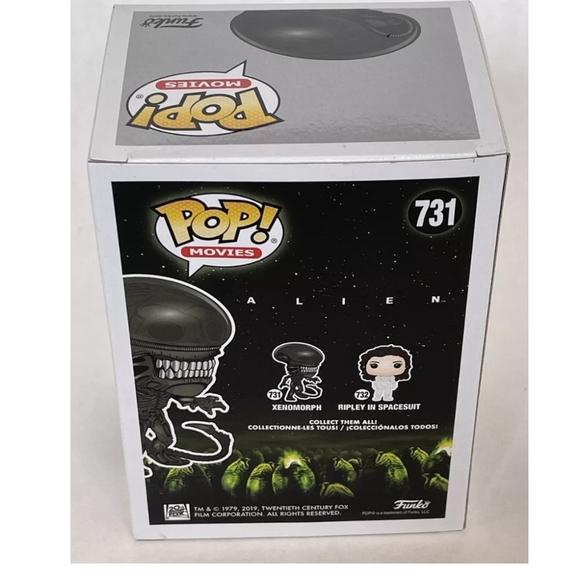 Alien 40th Anniversary Xenomorph Pop Vinyl Figure 731 Blue Metallic Exclusive - Picture 3 of 4